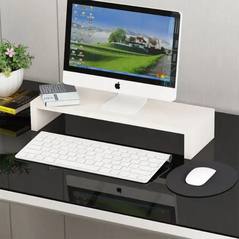Meja Stand Dudukan Tatakan Monitor Komputer Laptop Pc Meja Monitor Meja Stand Monitor Hitam Putih Na