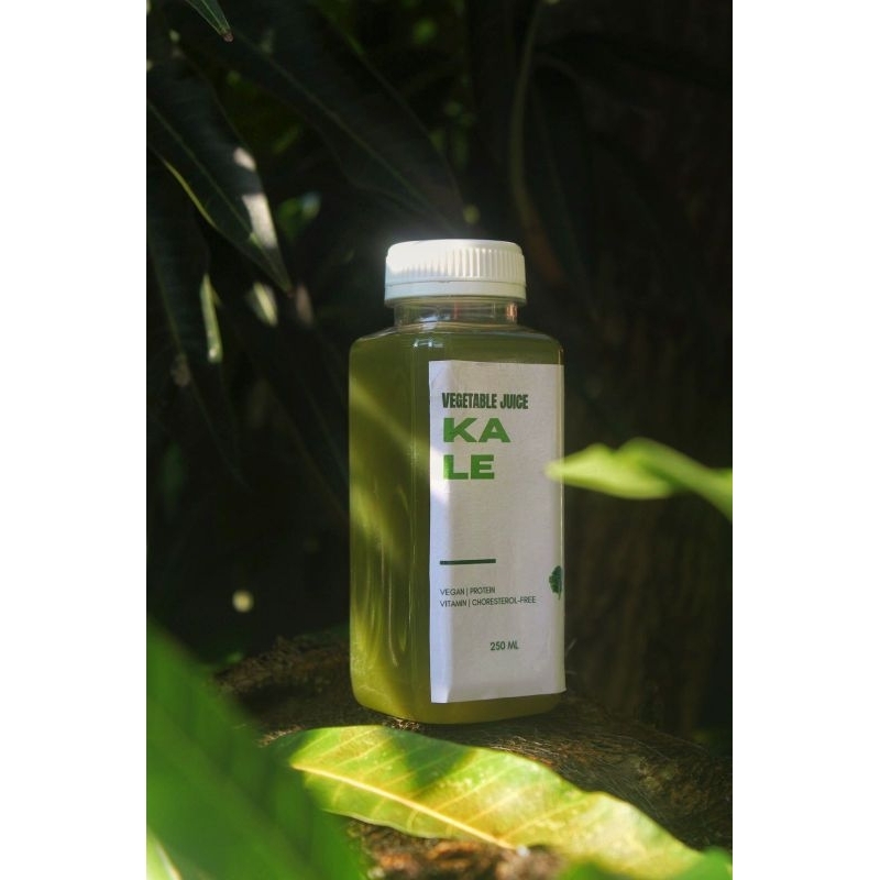 

[100ml] Juice Kale|Asli dari sayuran kale dan buah-buahan yang segar nanas dan apel 100% Original