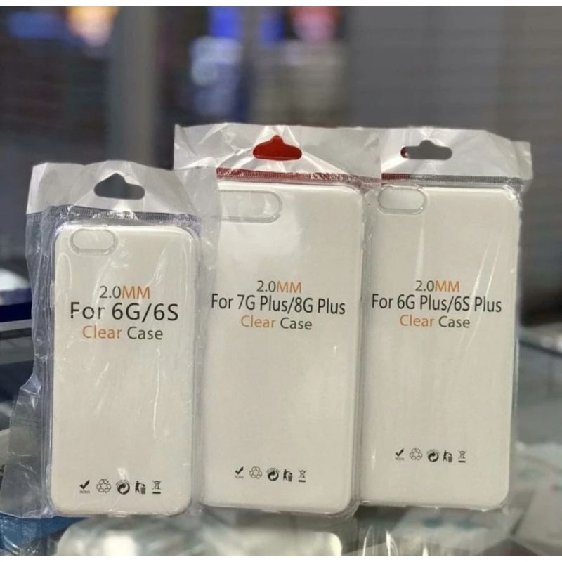 Jelly case/silikone case bening transparan Ip 6/6plus Ip 7plus/8plus