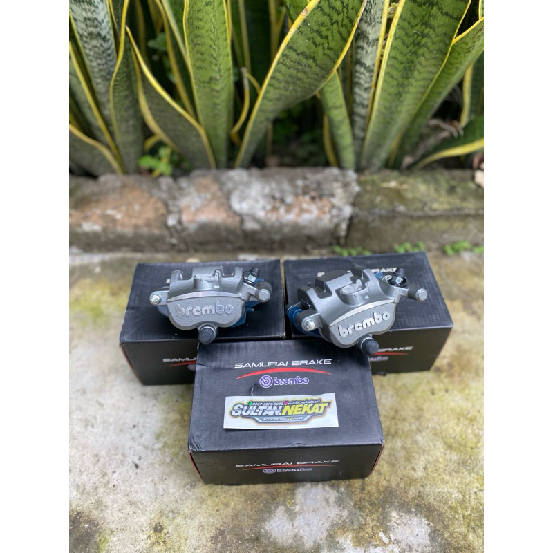 Kaliper depan brembo 2p kaliper brembo samurai kanan universal