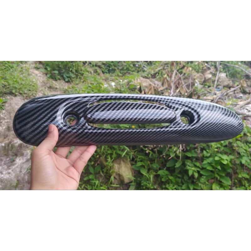tutup knalpot Scoopy fi scoopy esp Scoopy karbu carbon celup