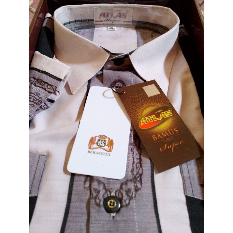 Baju Muslim Baju Koko Atlas Bamus Super