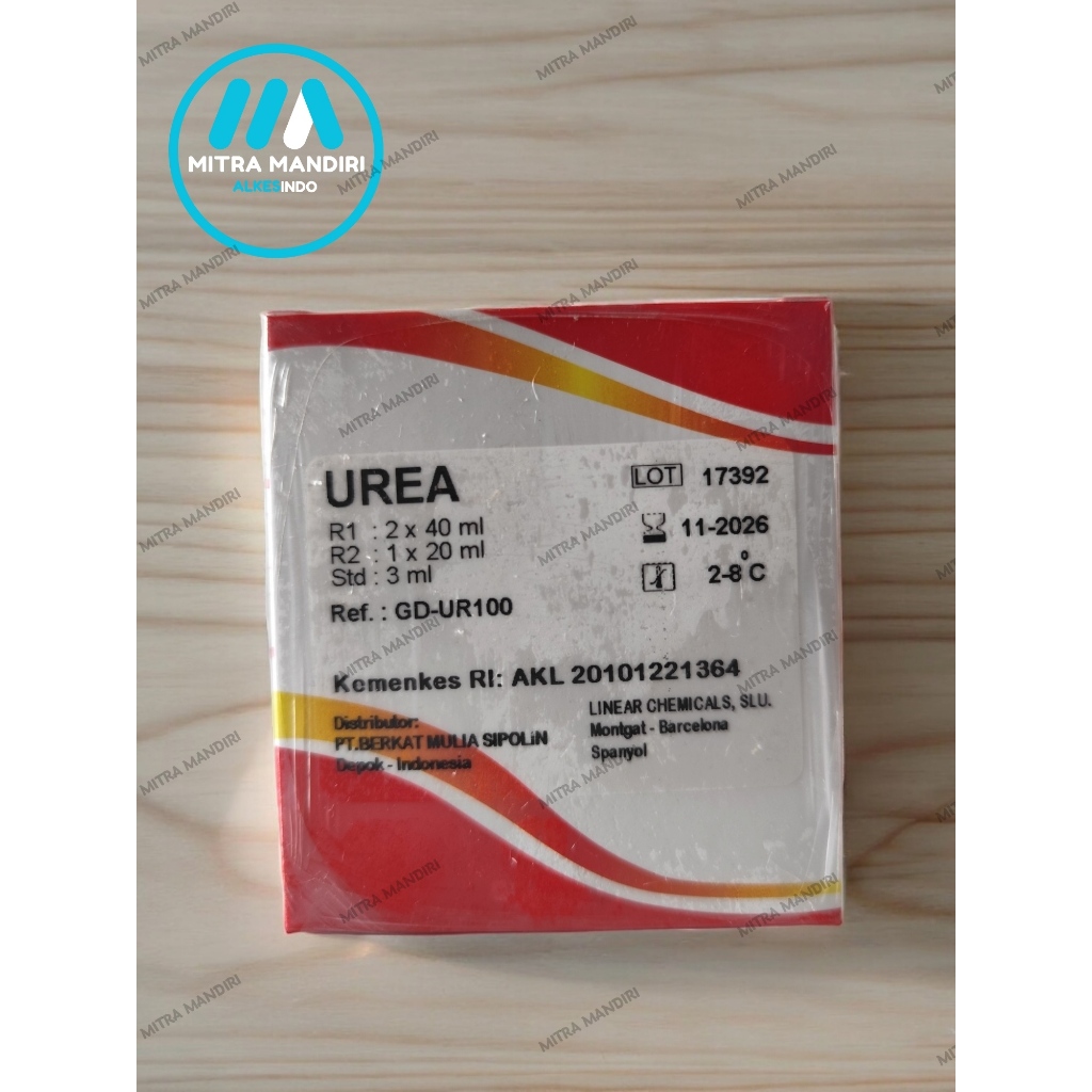 Reagen Urea BUN /Reagen Ureum 2x40ml Glory Reagen Kimia Klinik