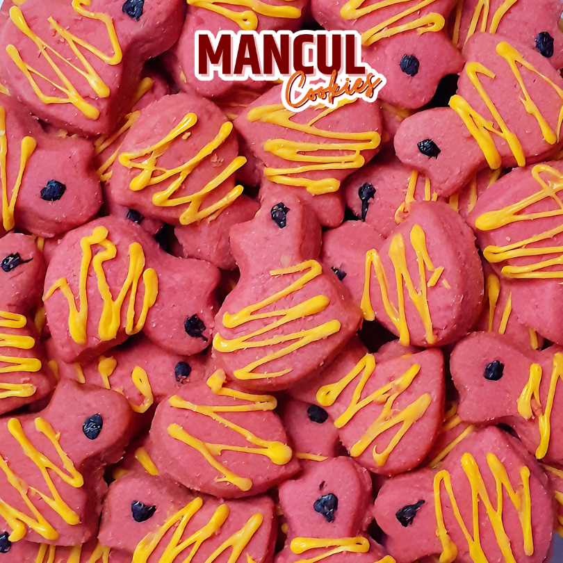 

Duck Red Velvet Mancul Cookies - Kue Kering Karakter Bebek Merah Lucu Unik Untuk Hampers Ultah Anak