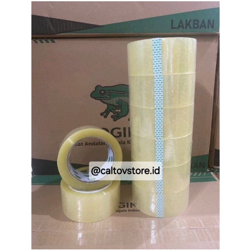 

CALTOV LAKBAN/ISOLASI MURAH FROGINDO 1 SLOP 6 ROLL (90 yard), KUALITAS PREMIUM FULL METERAN & TERMURAH