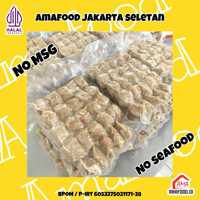 

dimsum halal ayam isi 50 pcs termasuk saos dimsum