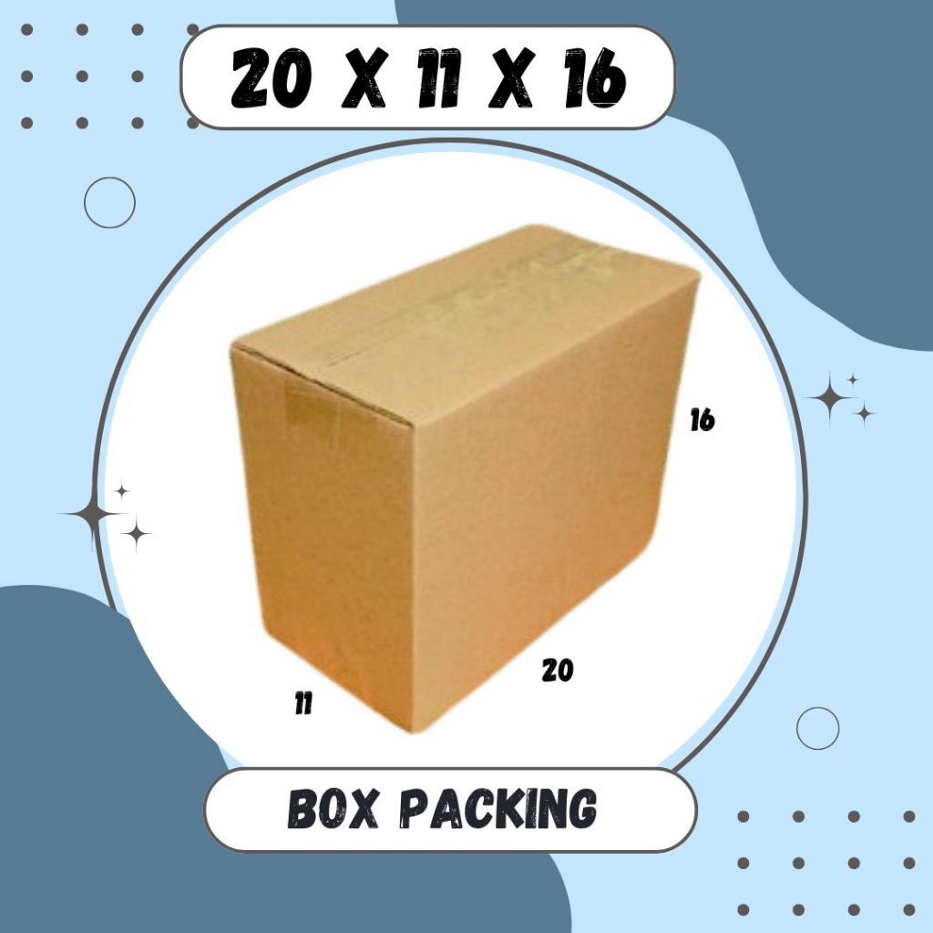 

Karton 20x11x16 Kardus A1 Packing Dus Kotak Kemasan Box Aksesoris Souvenir Sparepart Obat Madu