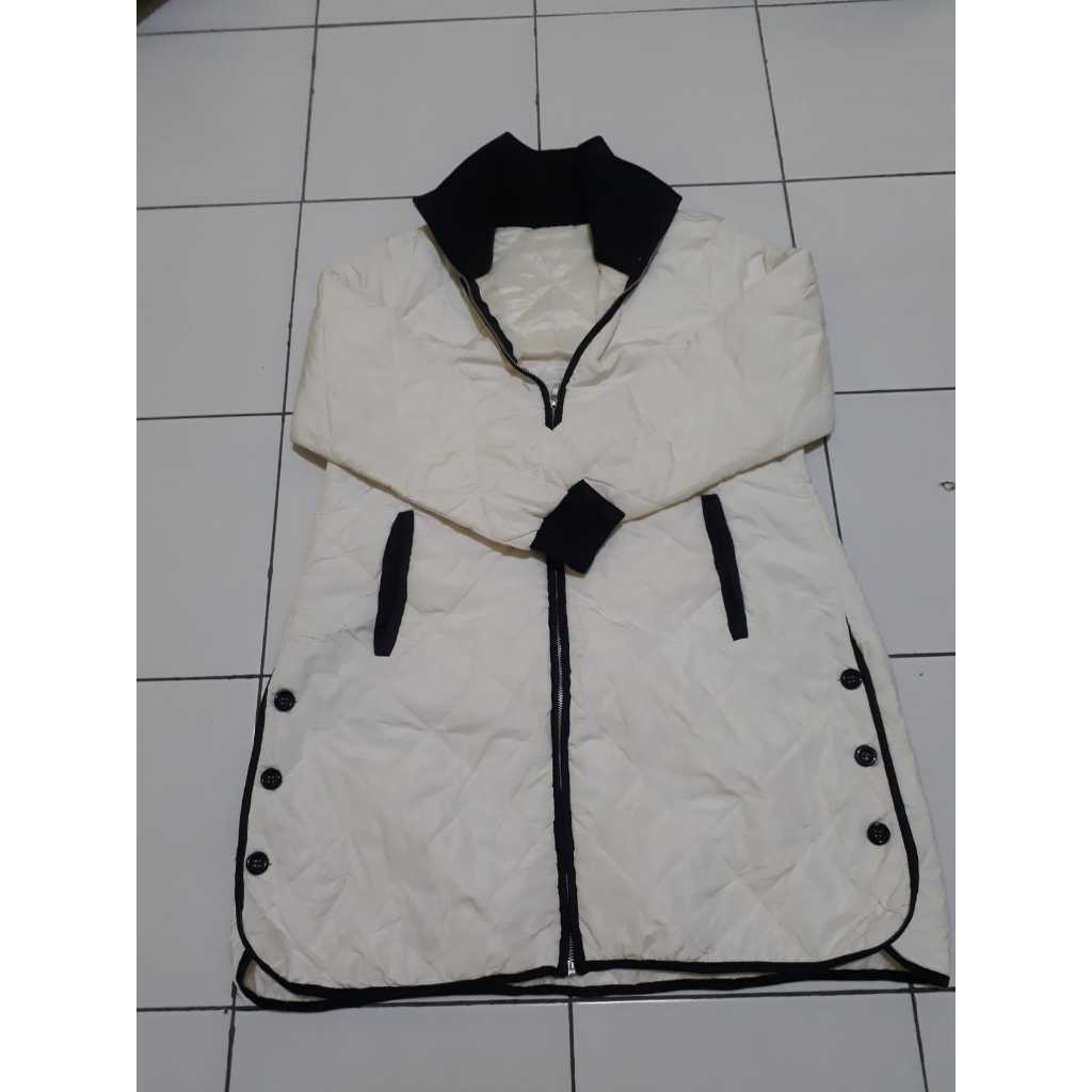 Jaket Bulang Long Coat Fashion Not Uniqlo