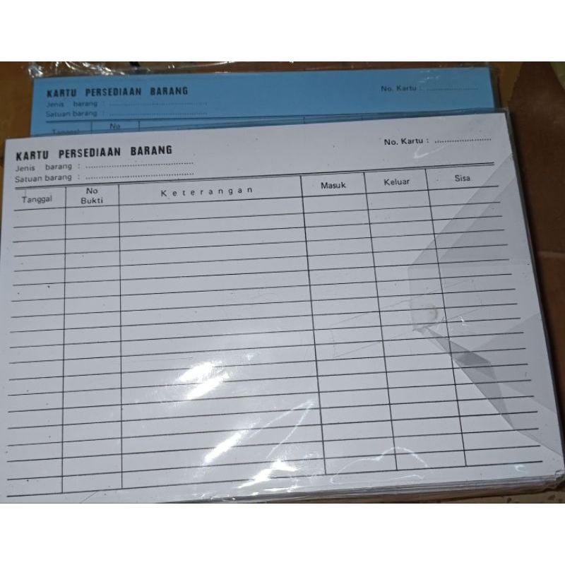 

(1 bks) kartu stock