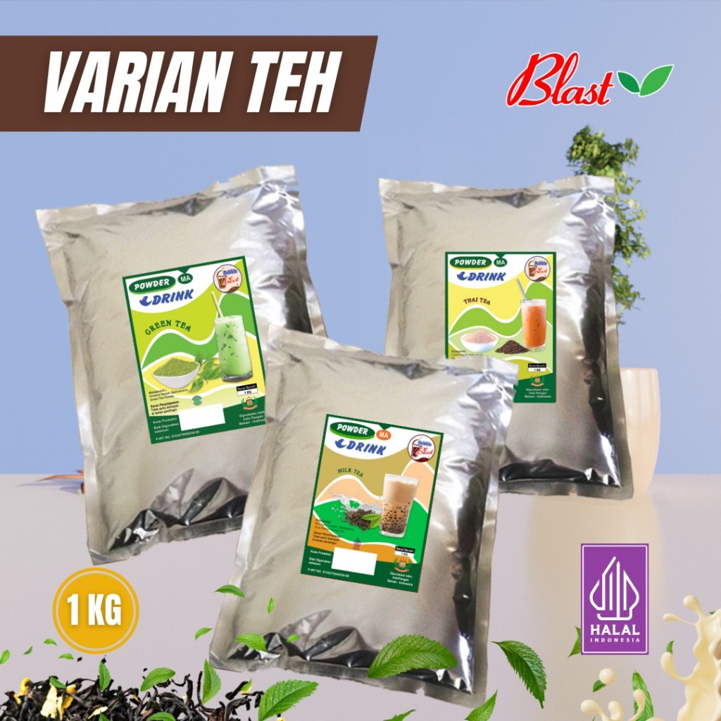 

Powder Varian Teh 1 Kg (PLAIN) Kemasan Foil