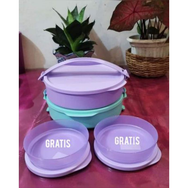 RANTANG TUPPERWARE 2 SUSUN+Free
