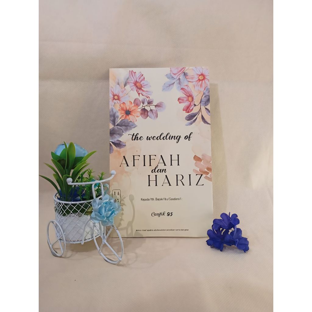 Kertas Blangko Undangan Cantik 95 Murah