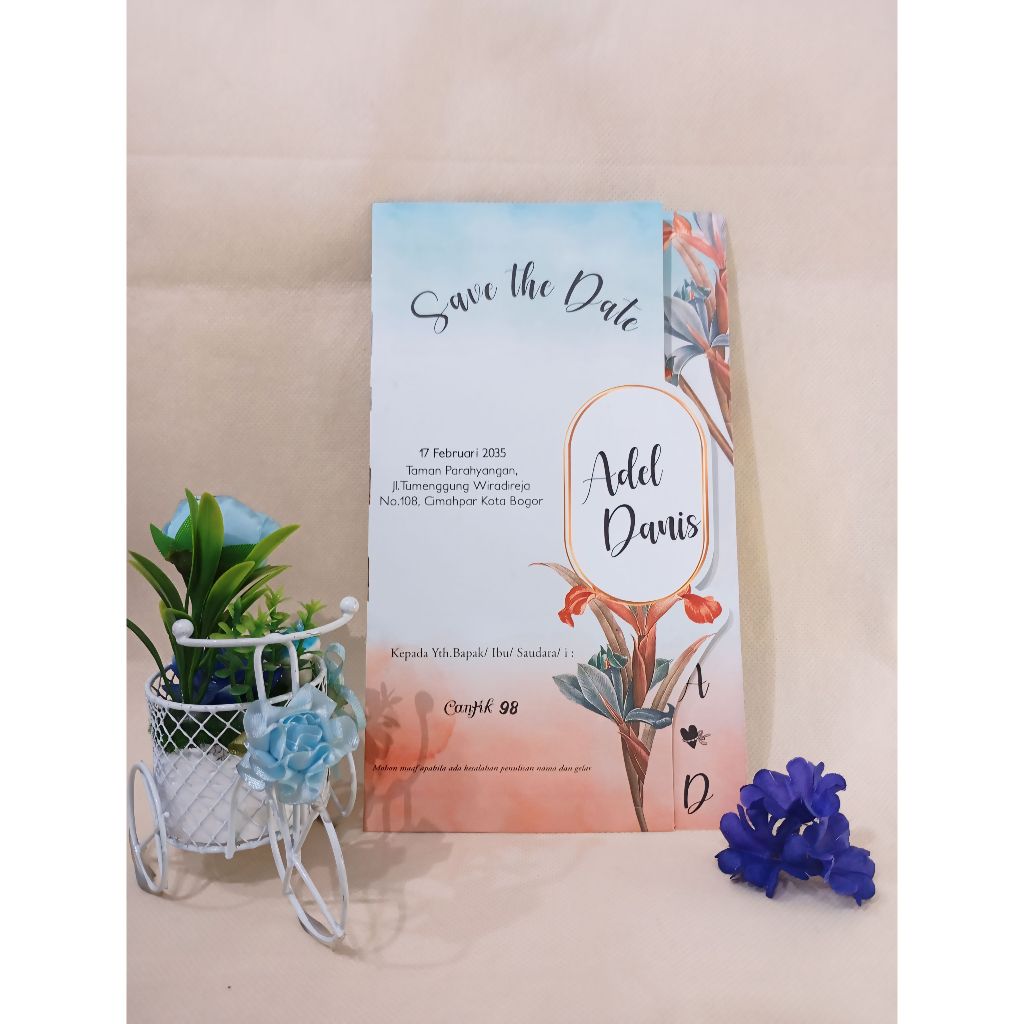 Kertas Blangko Undangan Cantik 98 Murah