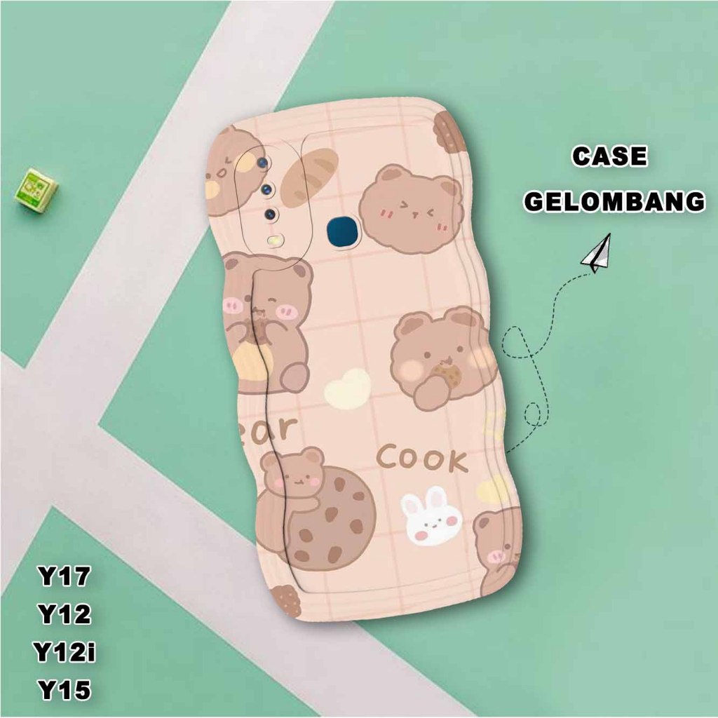 Case Hp - Gelombang Vivo Y17- Vivo Y12 - Vivo y12i - Vivo Y15 - Casing Hp - Gelombang Vivo Y17- Vivo