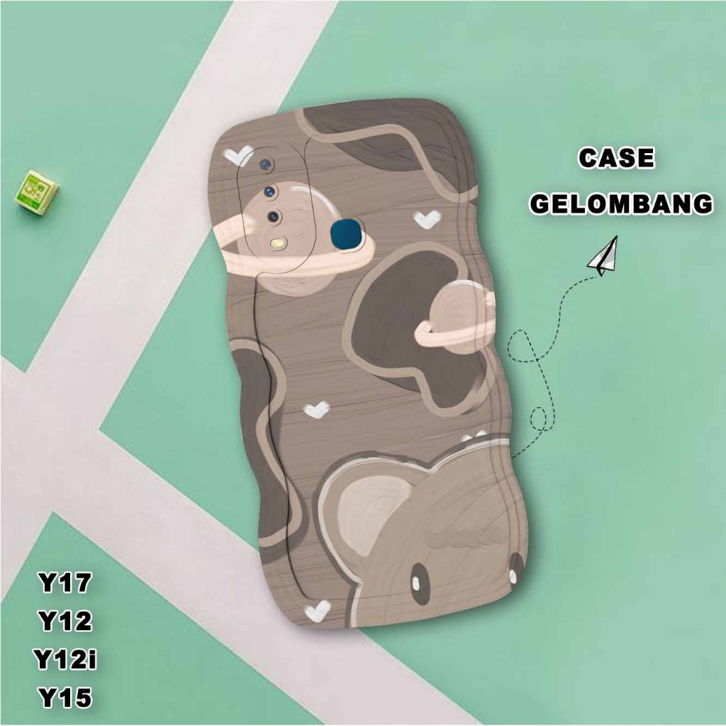Case Hp - Gelombang Vivo Y17- Vivo Y12 - Vivo y12i - Vivo Y15 - Casing Hp - Gelombang Vivo Y17- Vivo