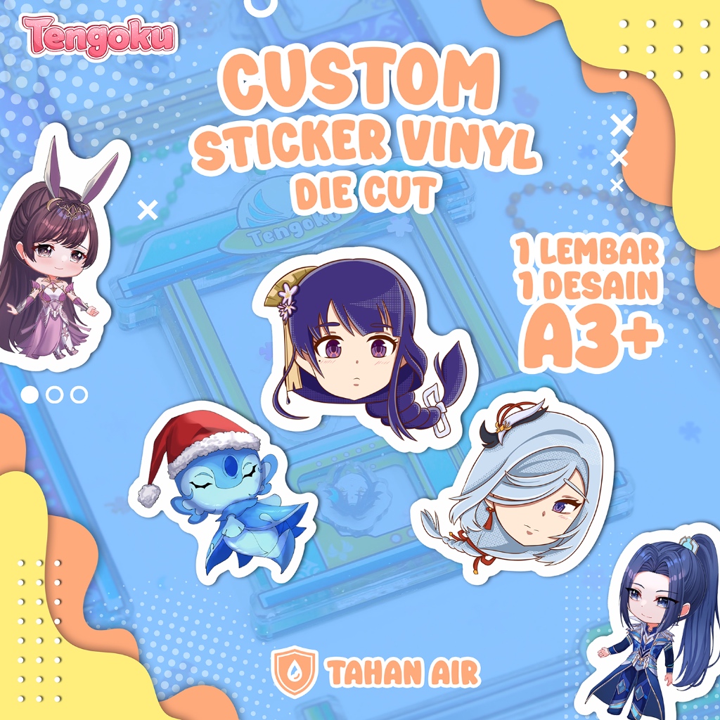 

(Per A3+) Custom Stiker Vynil A3+ DieCut