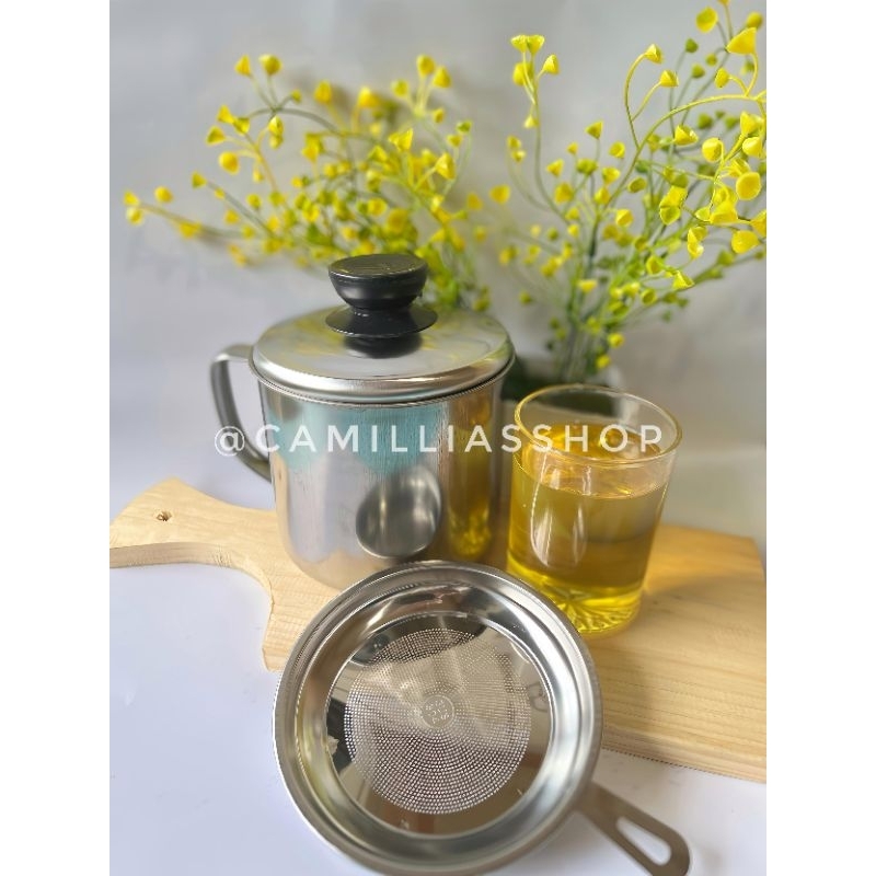 Saringan Minyak Oil Pot Stainless Steel
