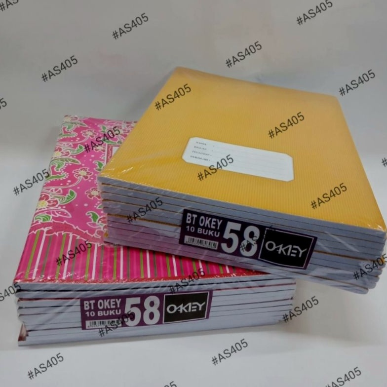 

KODE H3D6 Buku Tulis OKEY isi 58 lembar Produk dari buku Kiky