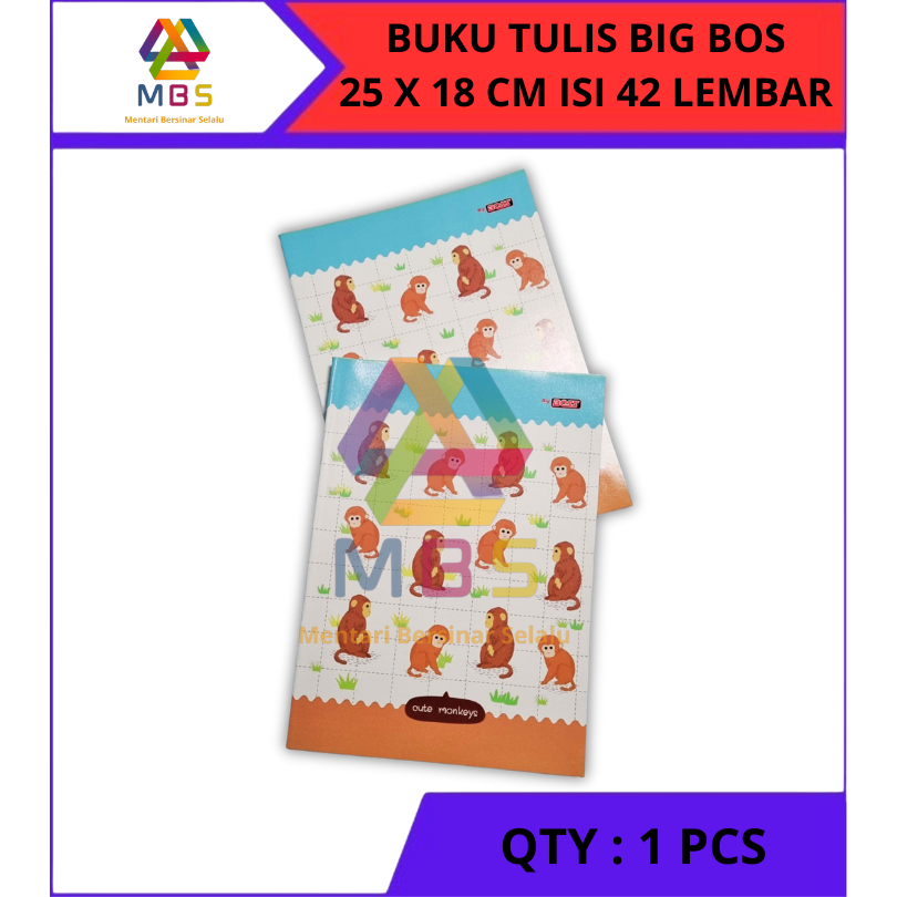 

BUKU TULIS BIG BOSS 25 X 18 CM ISI 42 LEMBAR