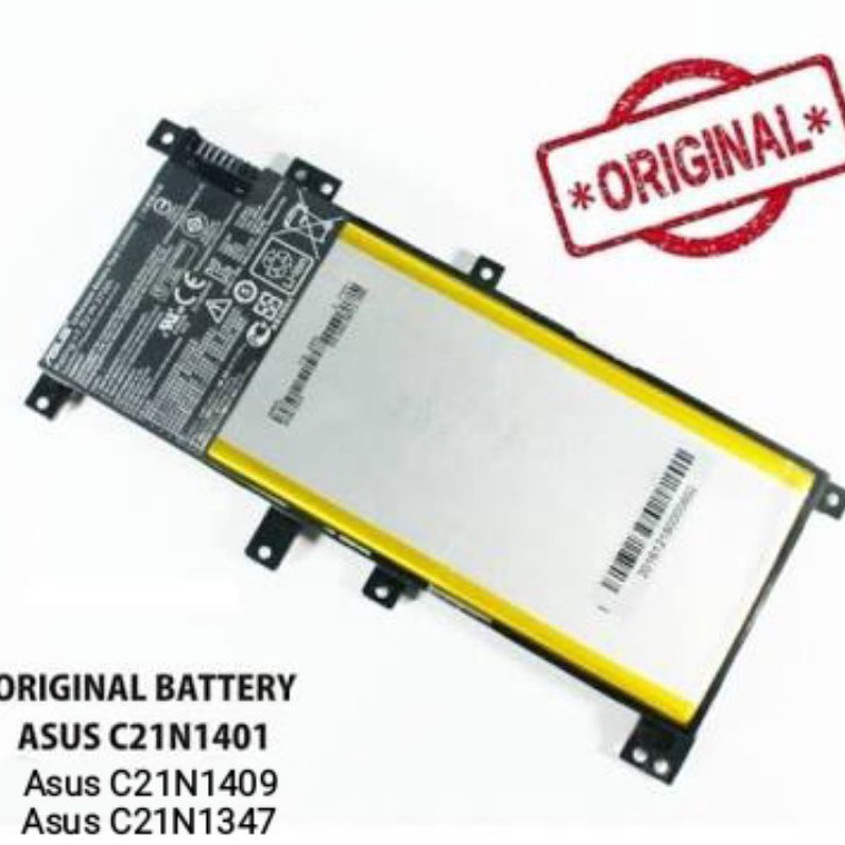 Baterai Laptop Asus A455 A455L A455LD A455LF X455 X455L X455LA X455LD X454W X454Y X454YA C21N141 C21