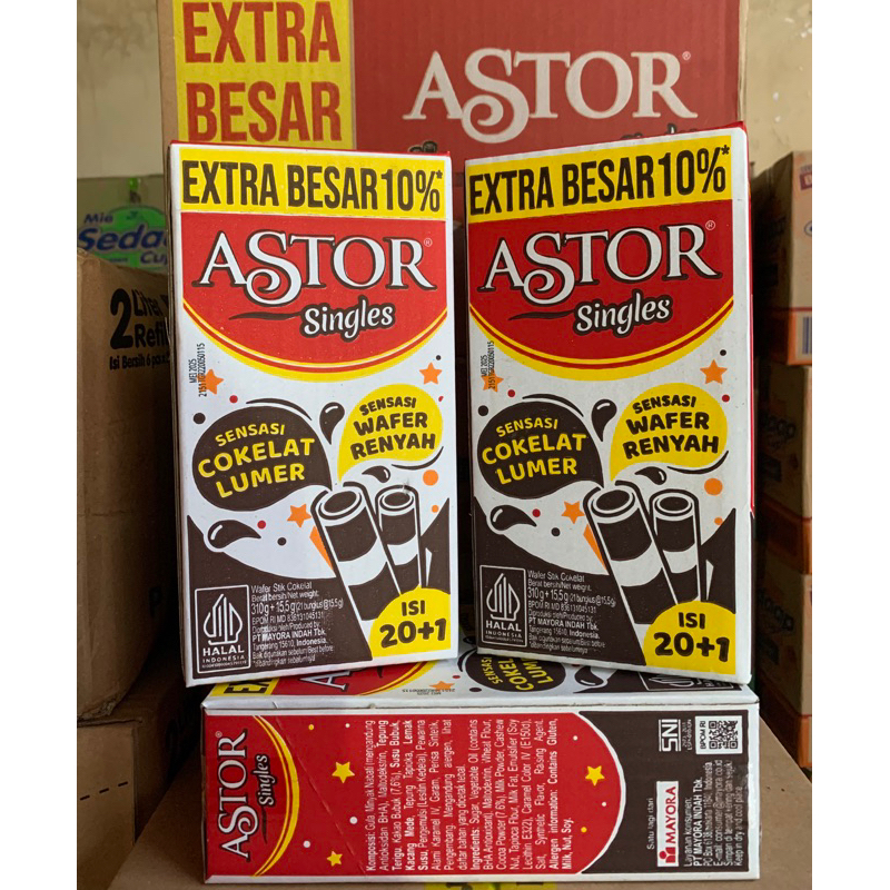 

astor single pack box 325gr isi 20+1 pcs