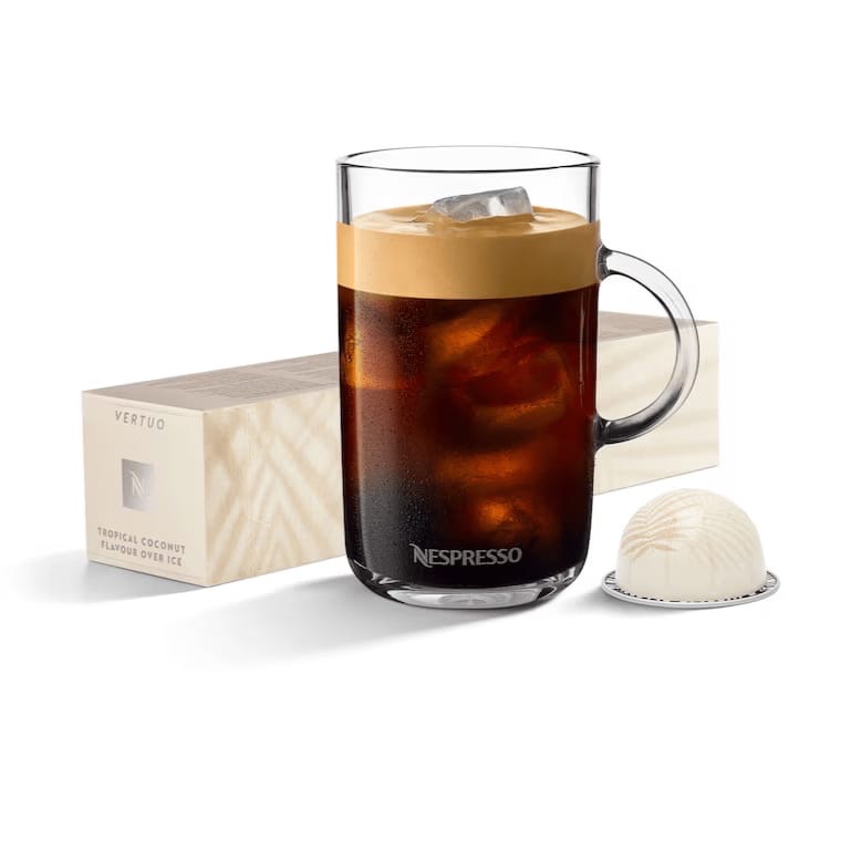 

Nespresso Vertuo Barista Creations Tropical Coconut Flavour Over Ice