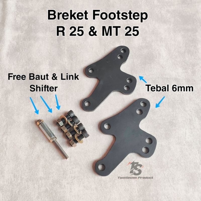 Raiser Peninggi Footstep Mt25 Dan R25 Raiser Pemundur Footstep Mt25 Dan R25 Underbone R25 Mt25