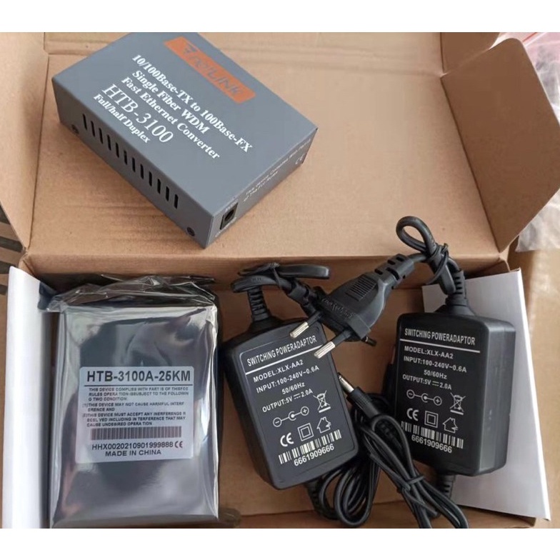 Ethernet Media Converter Netlink HTB31 A dan B single core d R1F2