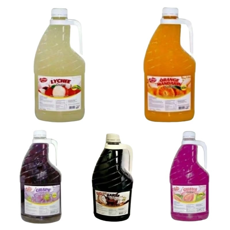 

NARAYA SYRUP SIRUP sirup naraya LYCHEE LECI ORANGE MANDARIN SARSI / GRAPE CORDIAL BOTOL 2 LITER