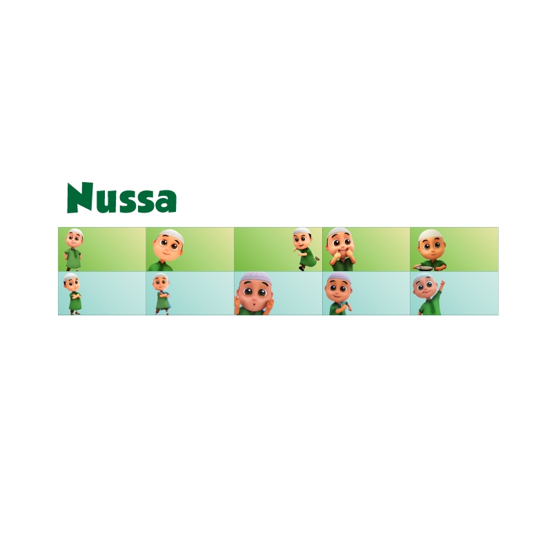 

sticker nama waterproof nussa