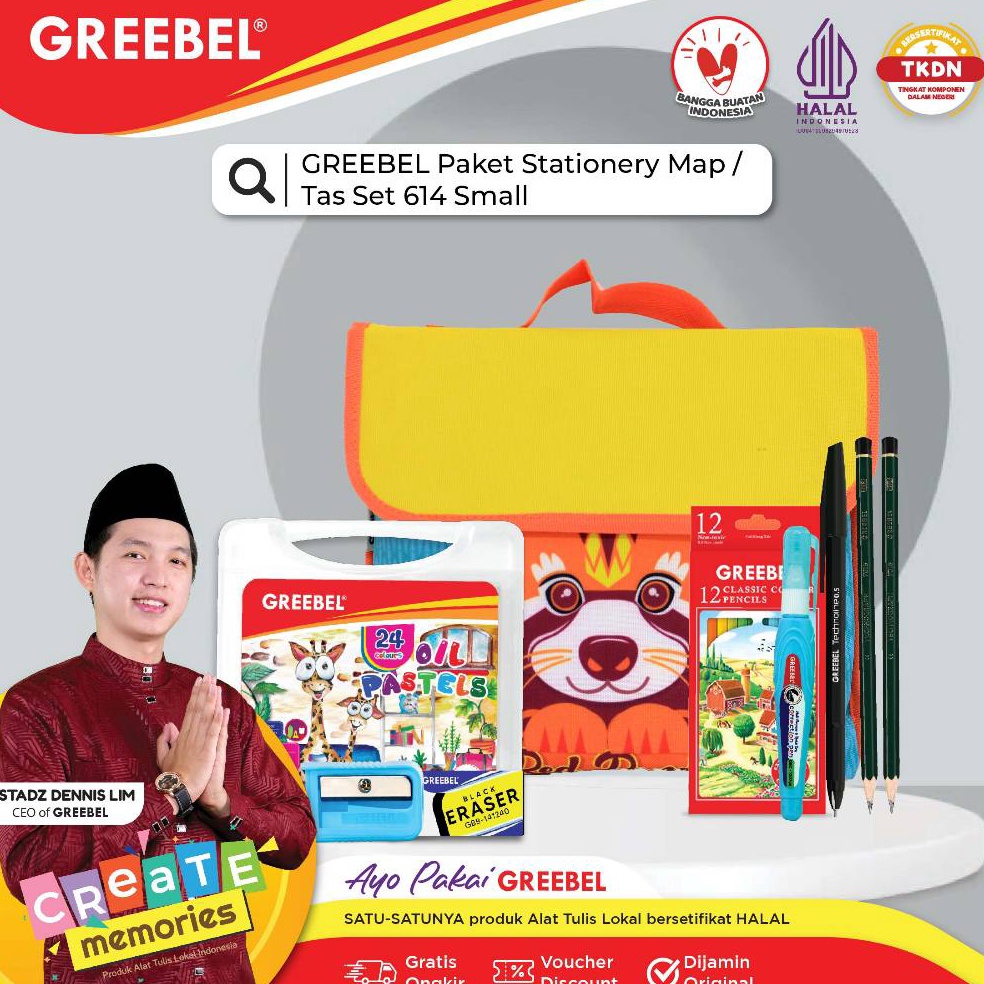 

KODE L4Z8 GREEBEL PAKET ALAT TULIS 614 SMALL ALAT TULIS LENGKAP KRAYON PENSIL WARNA PULPEN PENSIL RAUTAN