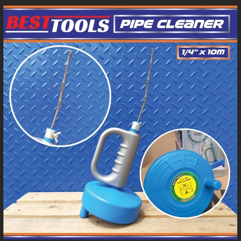 KODE L89R Pipe cleaner 15m kabel sling saluran air macet mampet BESTTOOLS PCM1 alat pembersih pipa d