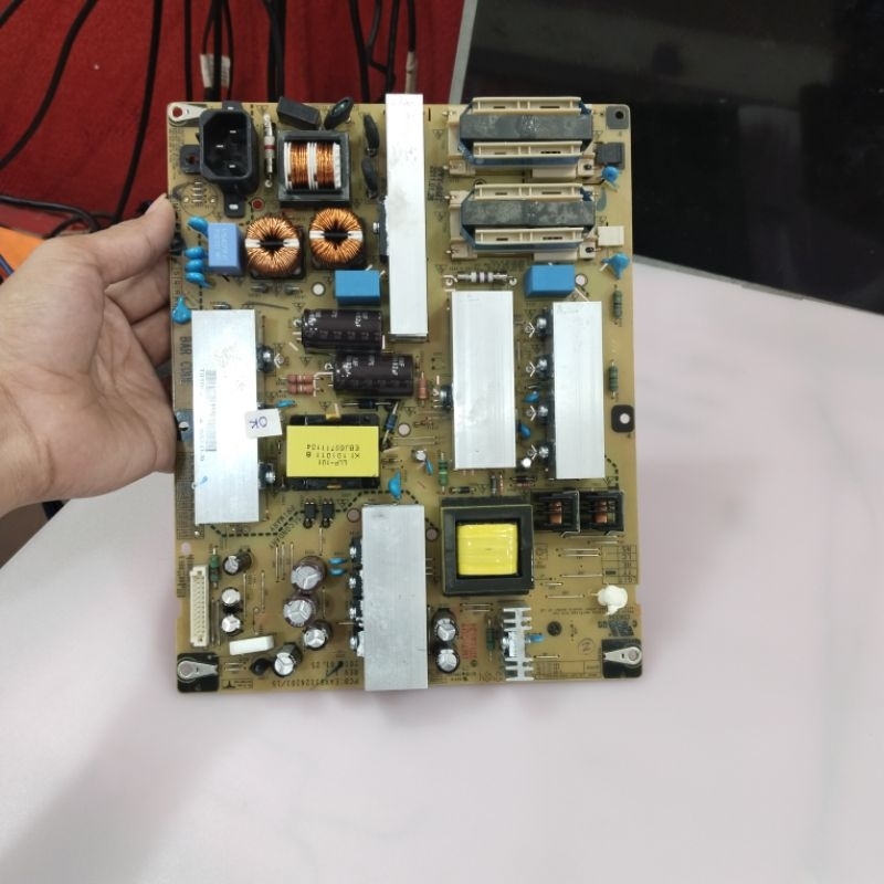 psu tv lg 42LD550 power supply regulator mesin tv