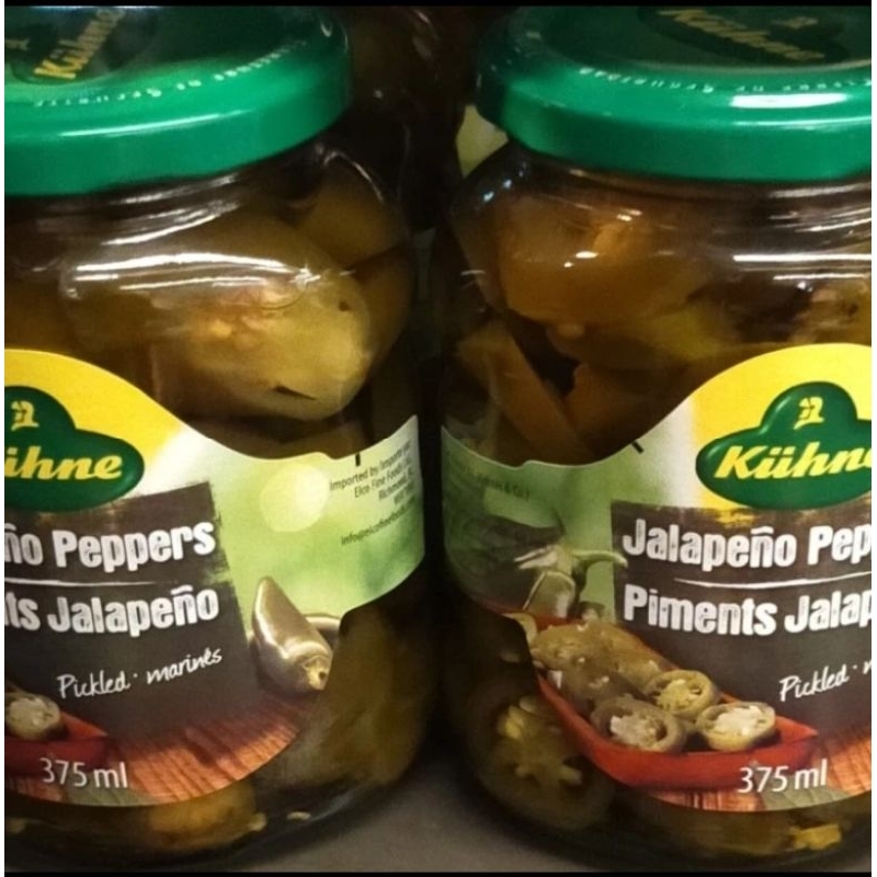 kuhne jalapeno Chili cabe acar 375gr