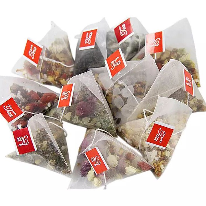 Beli Kantong Teh Pyramid Kosong 1 Pcs  Empty Nylon Pyramid Tea Bag