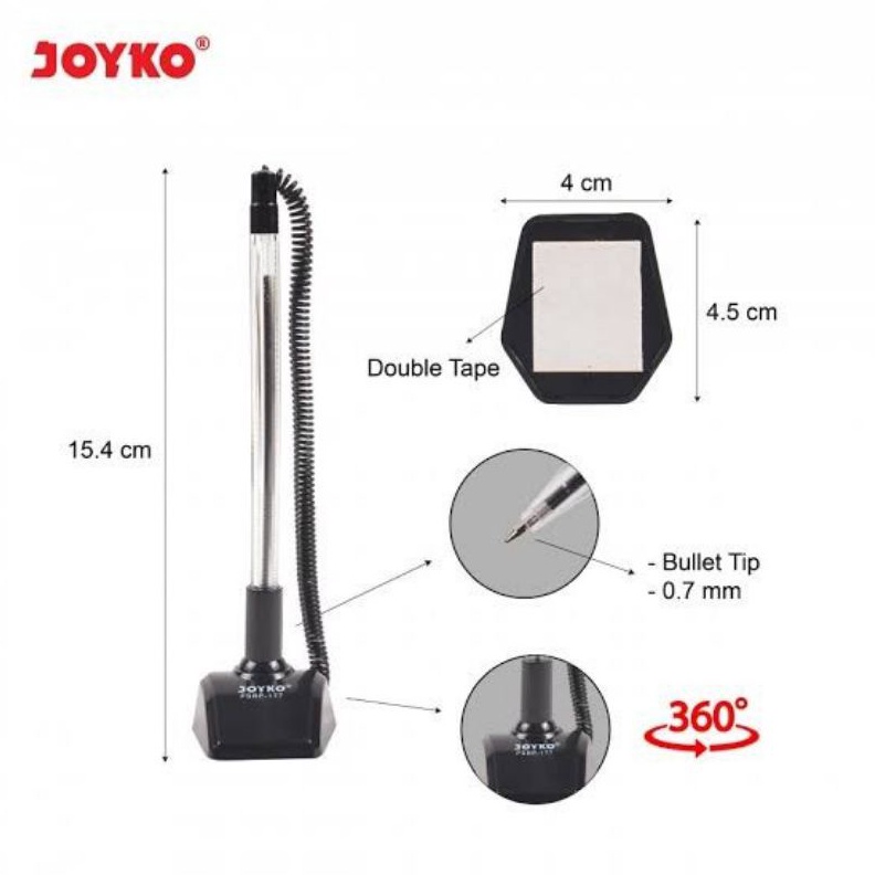 

2 IN 1 Pulpen Meja Joyko PSBP177 7mm Satuan
