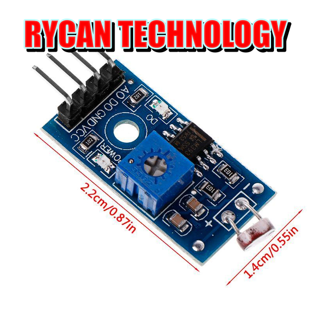 Modul sensor LDR photosensitive deteksi sensitif cahaya