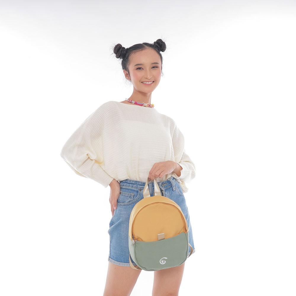 Tas Kecil Wanita Ransel Mini Tas Cewek Kecil Polos Lucu Kekinian Sekolah Kuliah Remaja