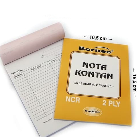 

TBMO (PACK) NOTA NCR BORNEO K-2 NTOB0008 ISI 10PCS (@10)
