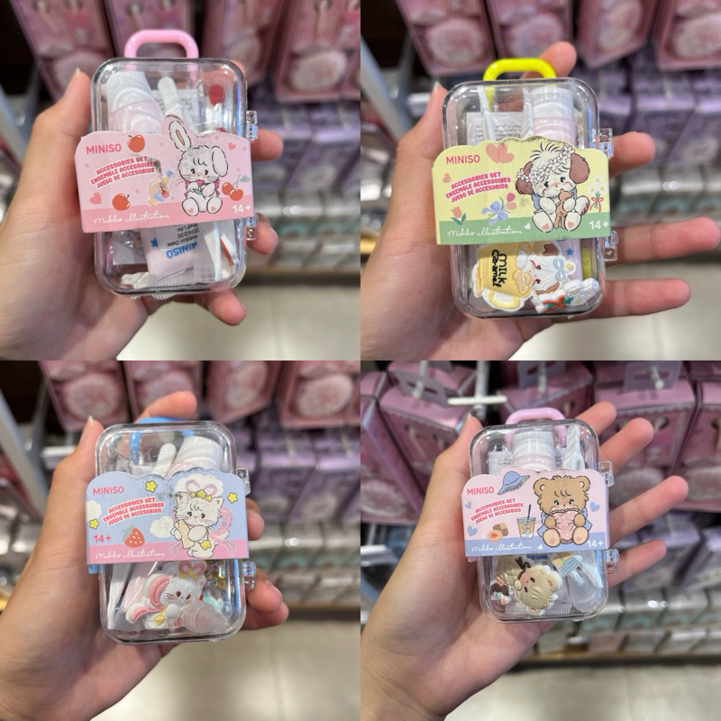 

Miniso x Mikko Illustrations ‼️ Accessories Set Mini Free Sticker Mikko Illustrations