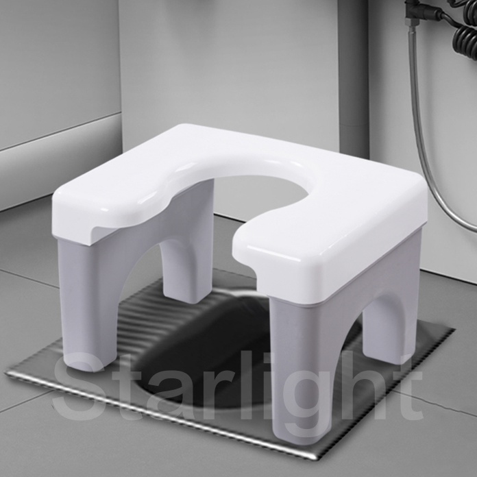 Pilihan Starlight Kursi Toilet Jongkok Bahan Plastik Tebal Anti Slip Kursi Kloset Jongkok Kursi Toil