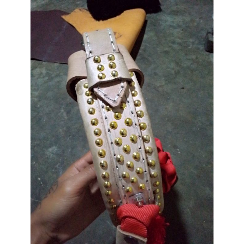 kalung domba full kulit asli tebal gongseng full kulit