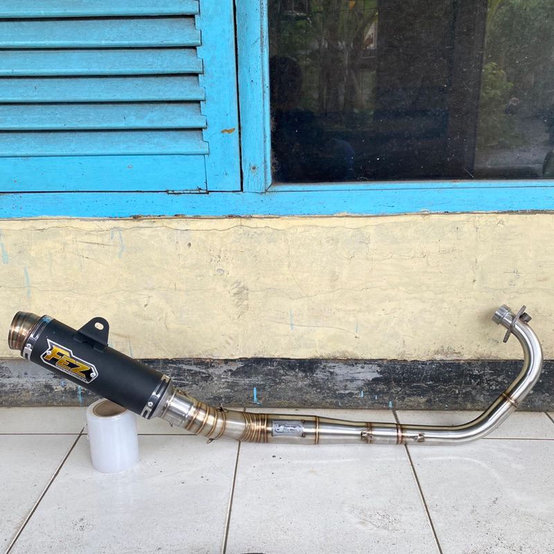 Knalpot Satria fu Standar & Bore up original fez racing