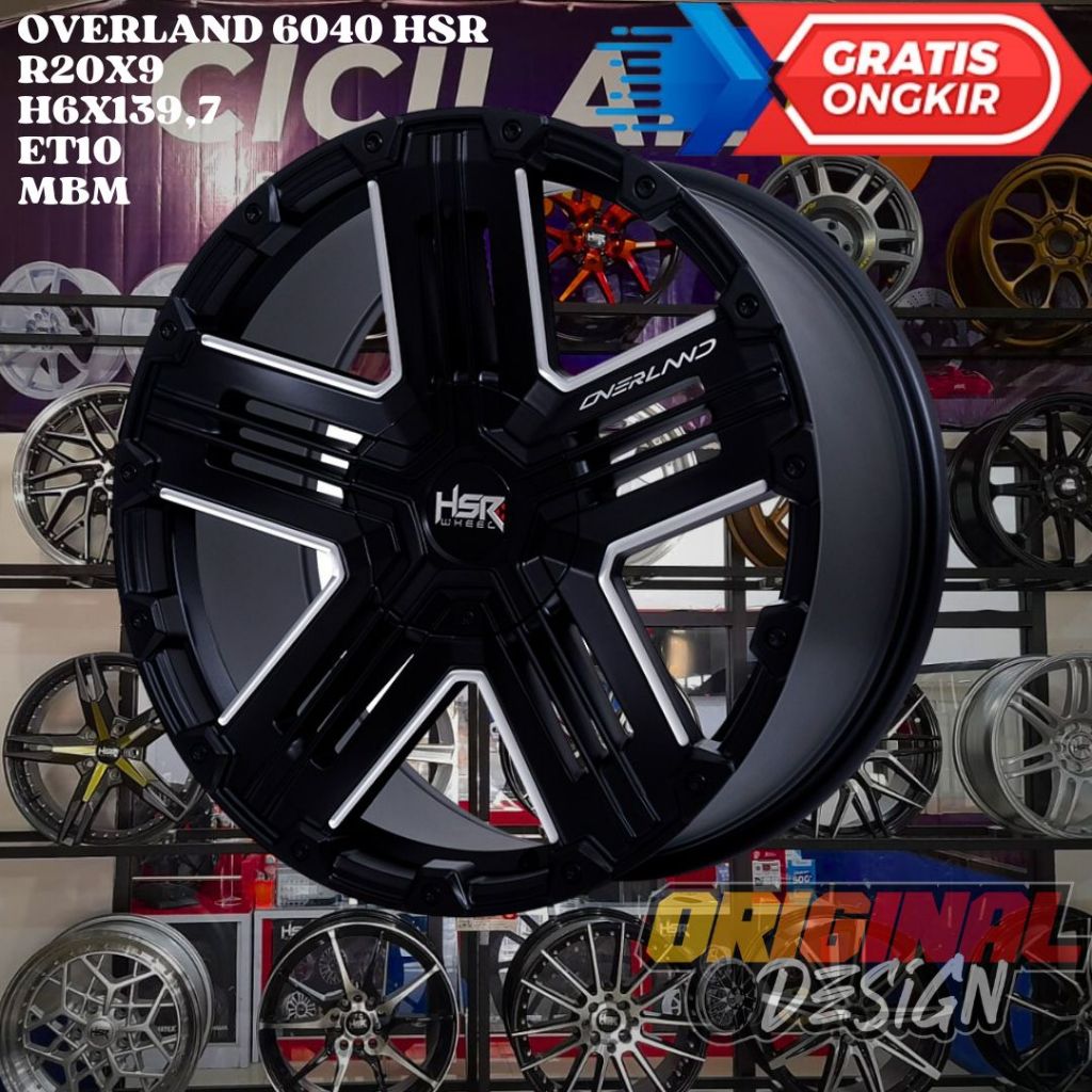 Velg Mobil Ring 20 HSR OVERLAND R20 UNTUK PAJERO DMUX FORTUNER EVEREST