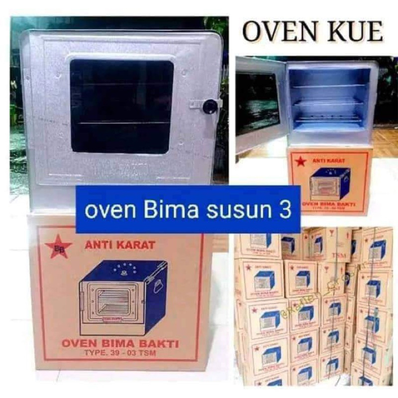 Oven Bima 3 Susun / Oven Kompor / Oven Tangkring