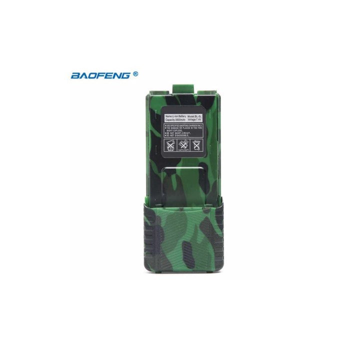 TERMURAH Baterai HT UV5R Besar Baofeng 5R UV5R UV5 38mAh Hijau Army Loreng