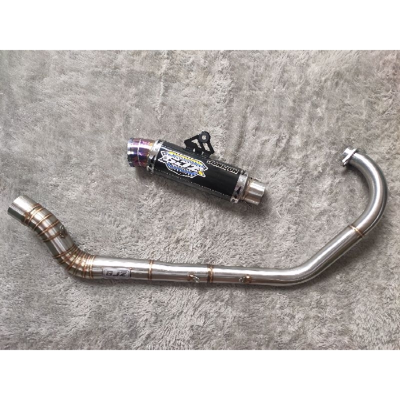 KNALPOT ORIGINAL GJZ RACING EXHAUST VIXION CBR GSX FU FI MALAYSTYLE