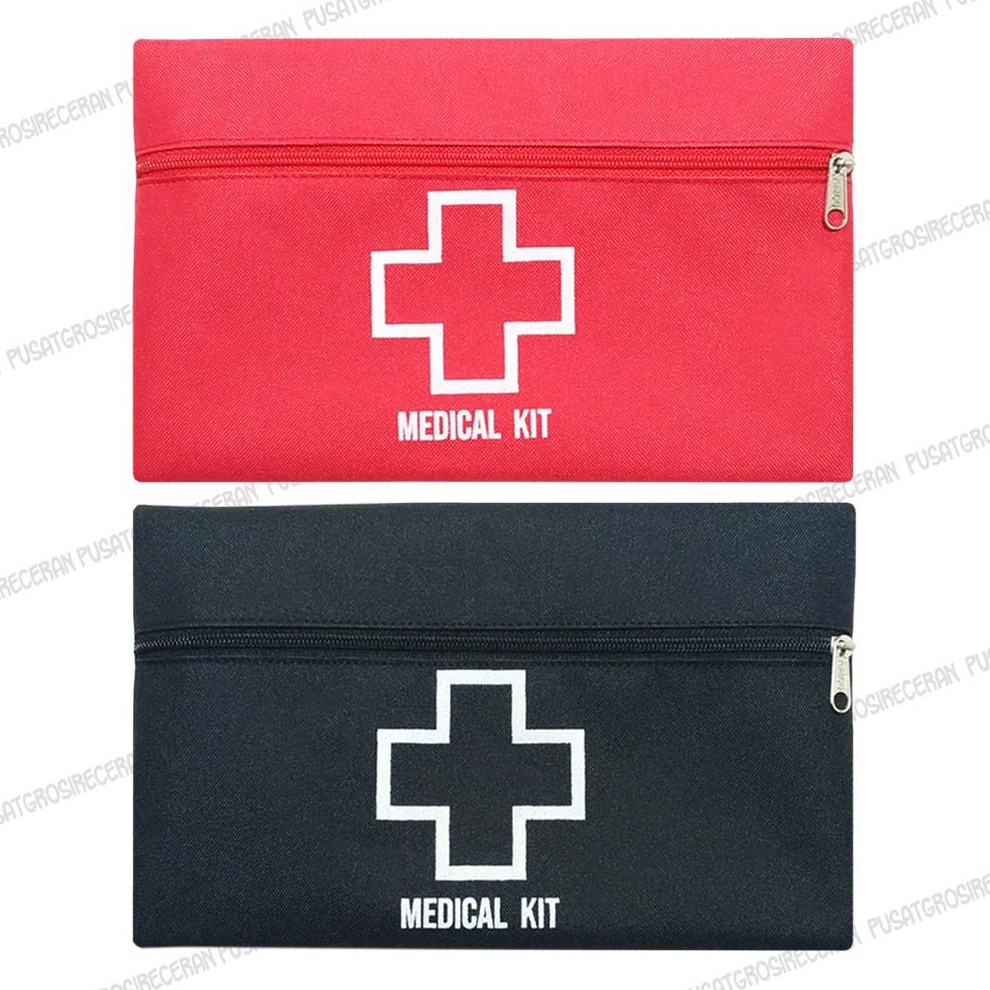 WOW Pouch Medical Kit Medis Dompet P3K Tas Obat Pouch Travel First Aid Kit Emergency Homecare Bidan 
