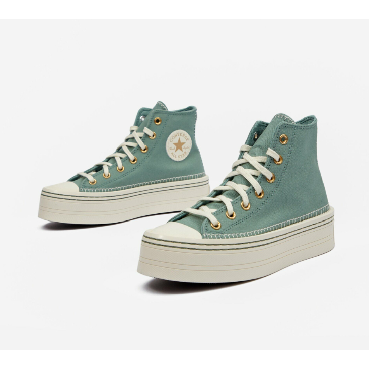 Converse Chuck Taylor All Star Modern Lift Platform Crafted Stitching Stitch Flowers Daisy DIY Embro