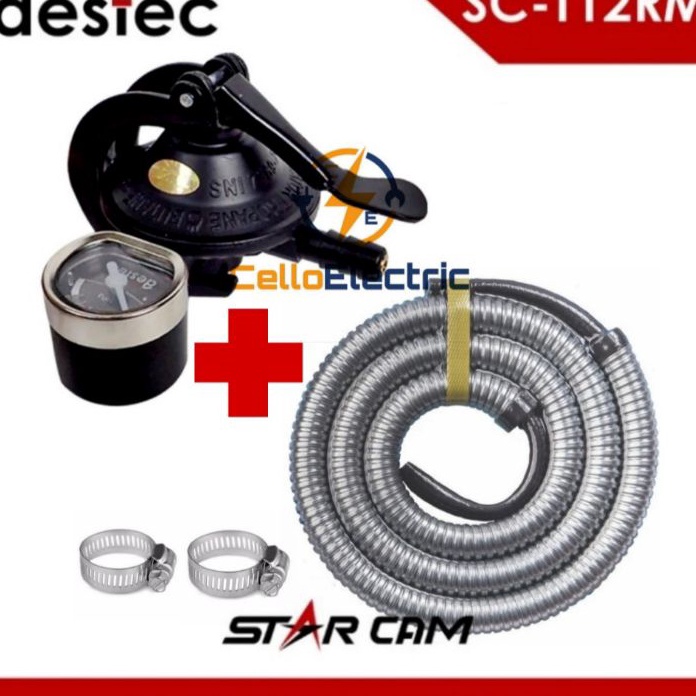 Eksklusif Paket Selang Regulator STARCAM  Winn Gas SCT12RM  Paket Selang  Regulator WINN GAS FREE BU